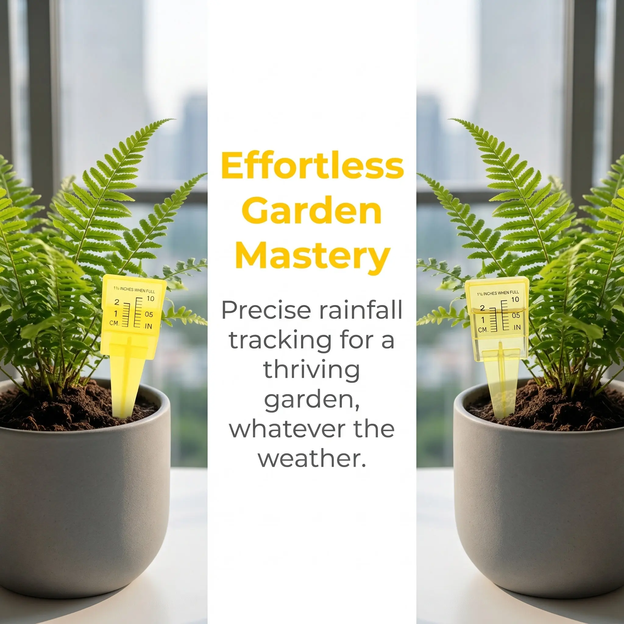 9Pcs Plastic Rain Gauge Outdoor Accurate Rainfall Measuring Device for Garden Lawn Farm Irrigation Rain Gauges for Yard