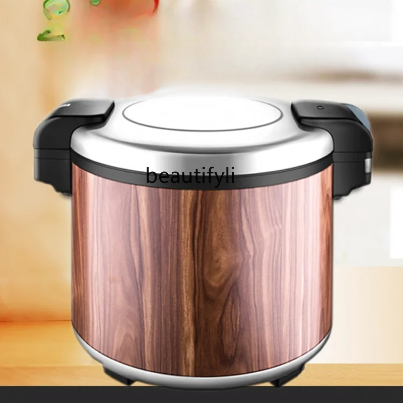 

Large Capacity Rice Electric Insulated Barrel Commercial Sushi Constant Temperature Stainless Steel Insulated Pot