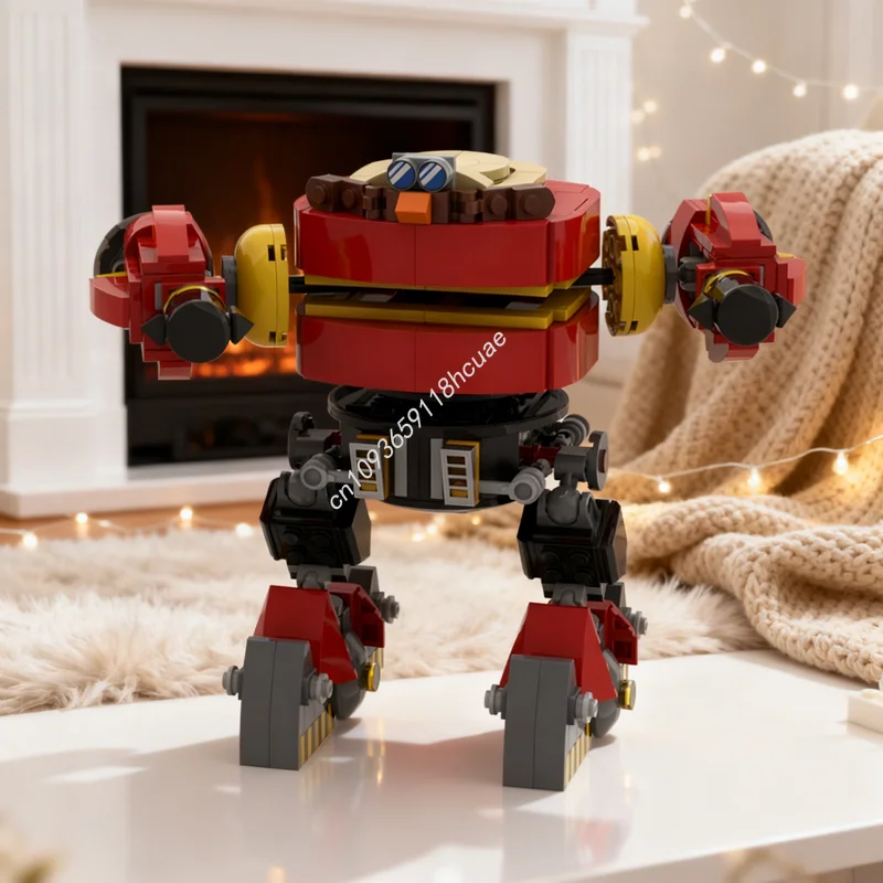 462 Piezas MOC Sonic The Hedgehog Bridge Island Zone Boss Superstars, Bloques de Construcción de Modelos, Arquitectura, Regalo de Navidad para Niños