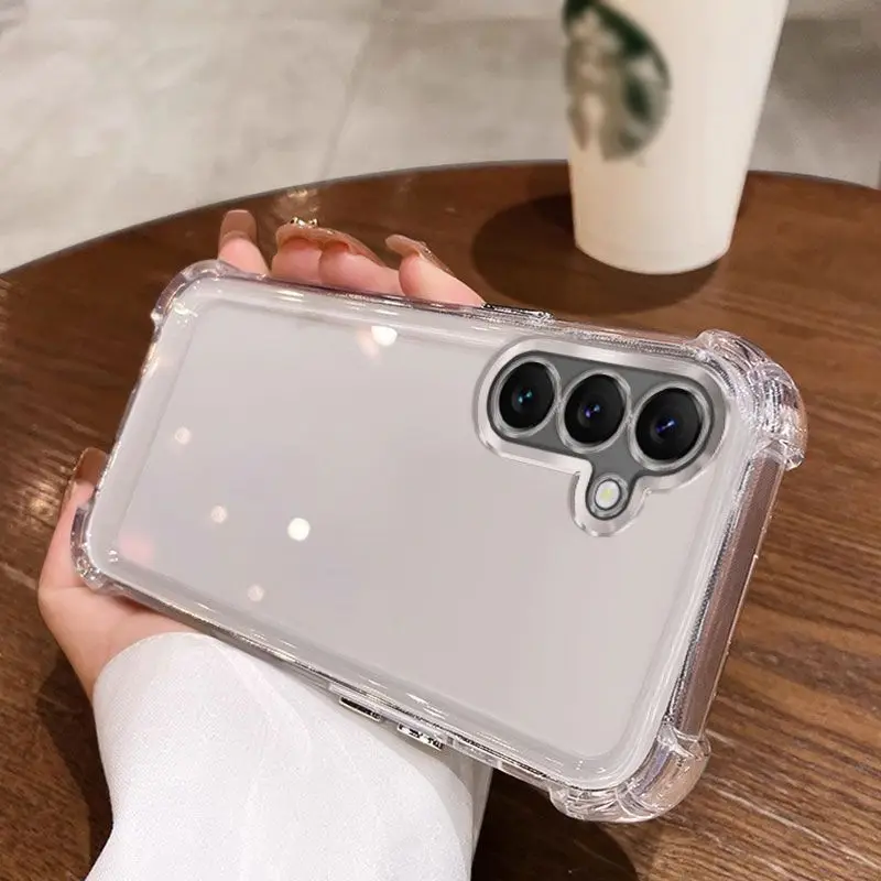 Für Samsung S26FE Hülle Luxuriöse Galvanisierte Transparente Silikonhülle Hautfreundliche TPU-Abdeckung Für Samsung S26 FE Stoßfeste Hülle – Detail 10