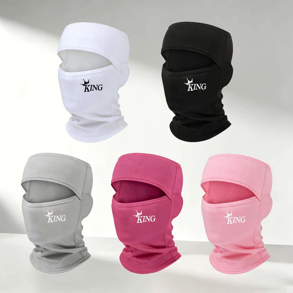 Balaclava Face Mask - 1/2/3/4/5 Pezzi Maschera Balaclava con Stampa