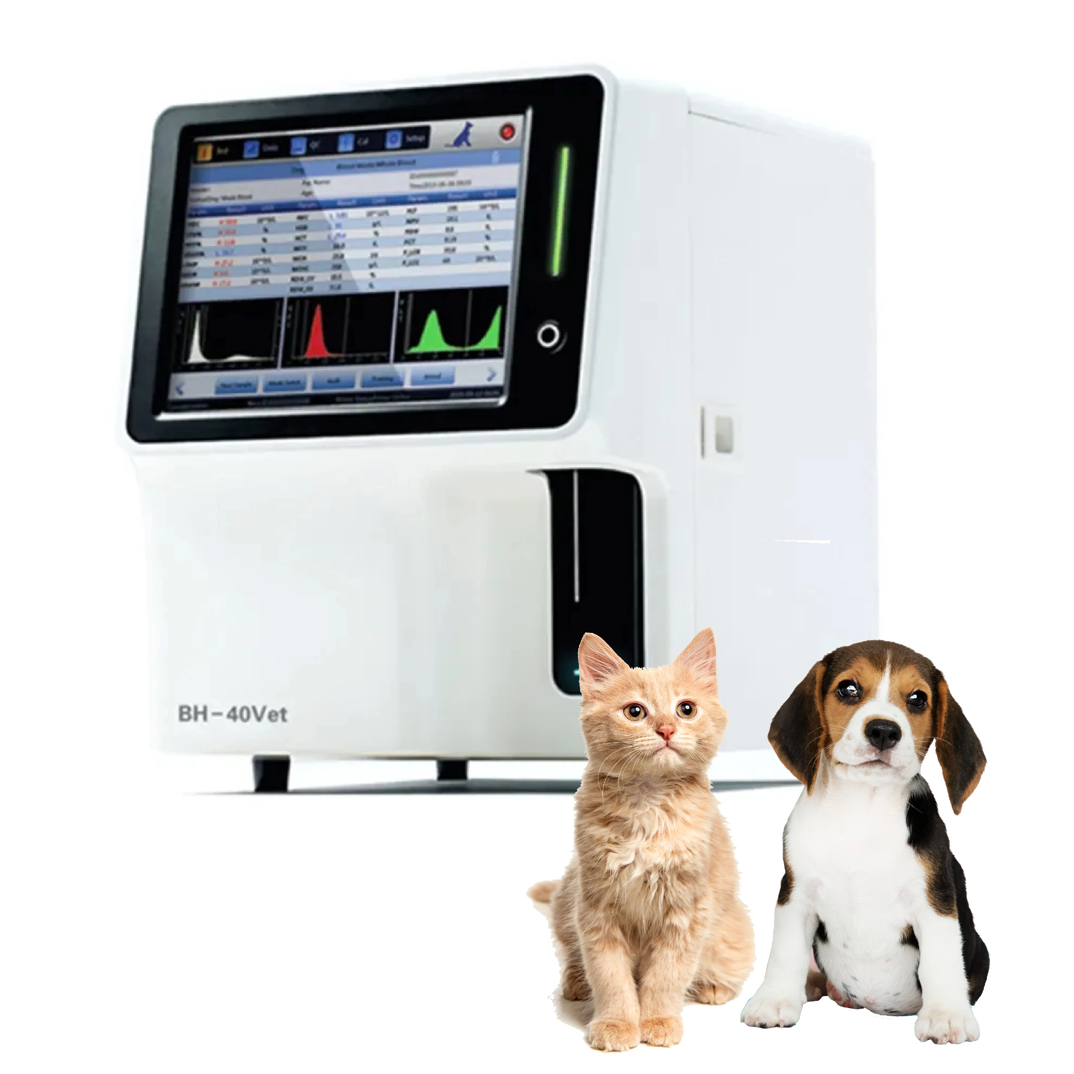 URIT BH40Vet Laboratory Hematology Analyzer Fully Automated Blood Analyzer Cell Counter CBC Blood Count Machine