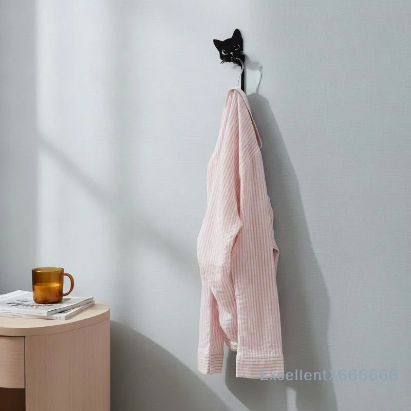 Creativity Funny Decorative Cat Hooks Cute 3D Printed Key Holder Home Decor Kitten Wall Hooks Home