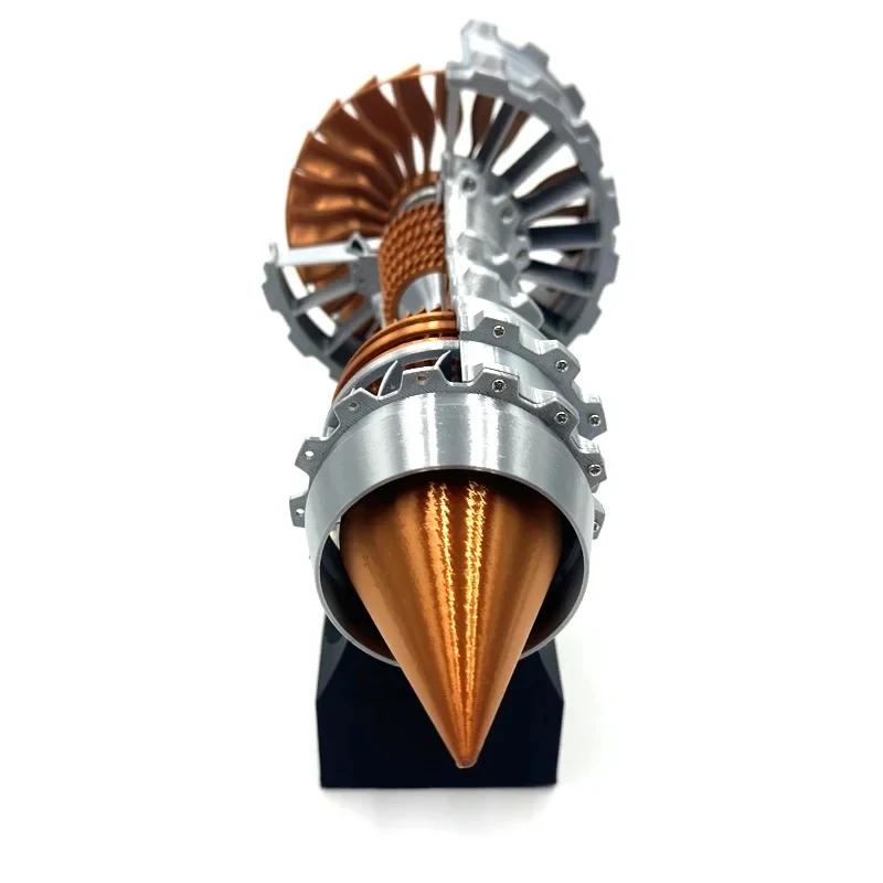 مجموعة نماذج محرك Turbofan الرائعة ذاتية الصنع وسرعة كهربائية مجموعة ألعاب نموذجية لتنظيم محرك Turbofan هدية #6