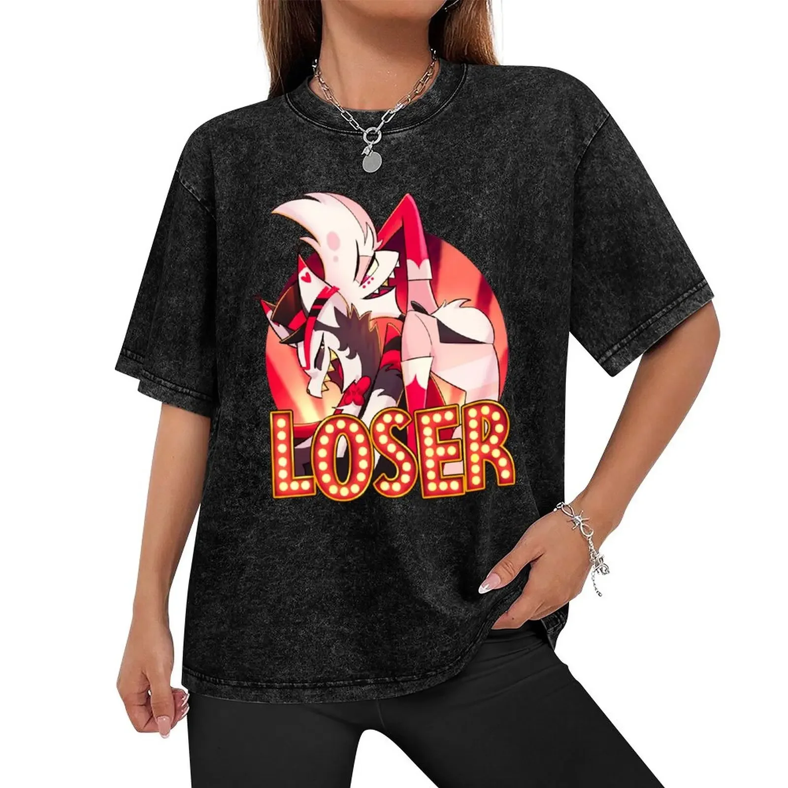 Losers together T-Shirt cotton graphic tees custom t shirt clothing for men