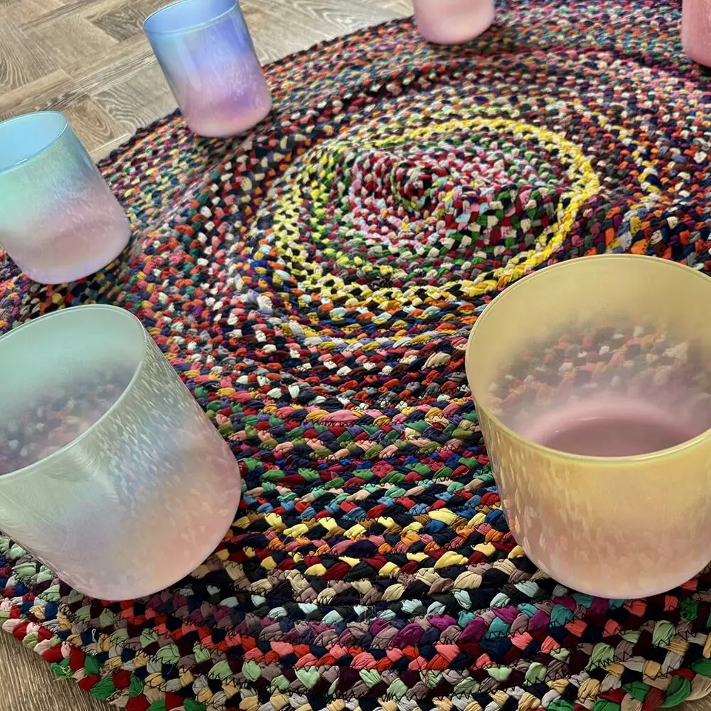 High Quality Seven Chakras Alchemy Crystal Singing Bowls for Sound Healing