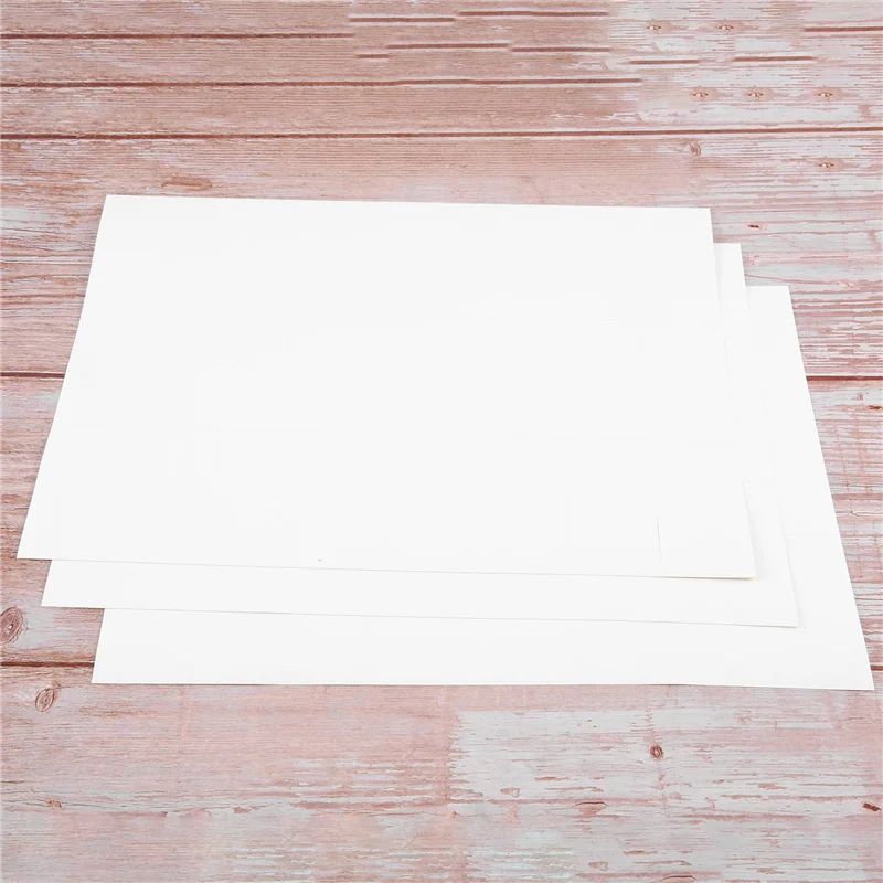 100 ورقة ملصقات عناوين ورقية فارغة غير لامعة قابلة للطباعة 70 × 37.1 مم بيضاء ذاتية اللصق