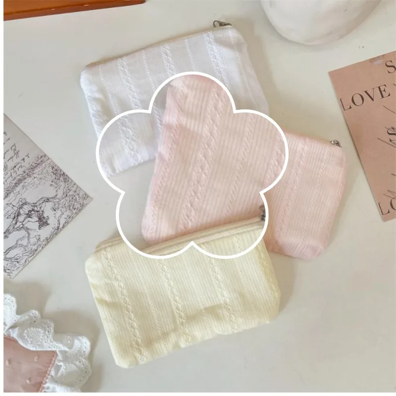 Kawaii Mini Travel Cosmetic Bag Lipstick Earphone Data Cable Storage Bag Purse Women Portable Makeup Handbags Wallet Pouch Bags