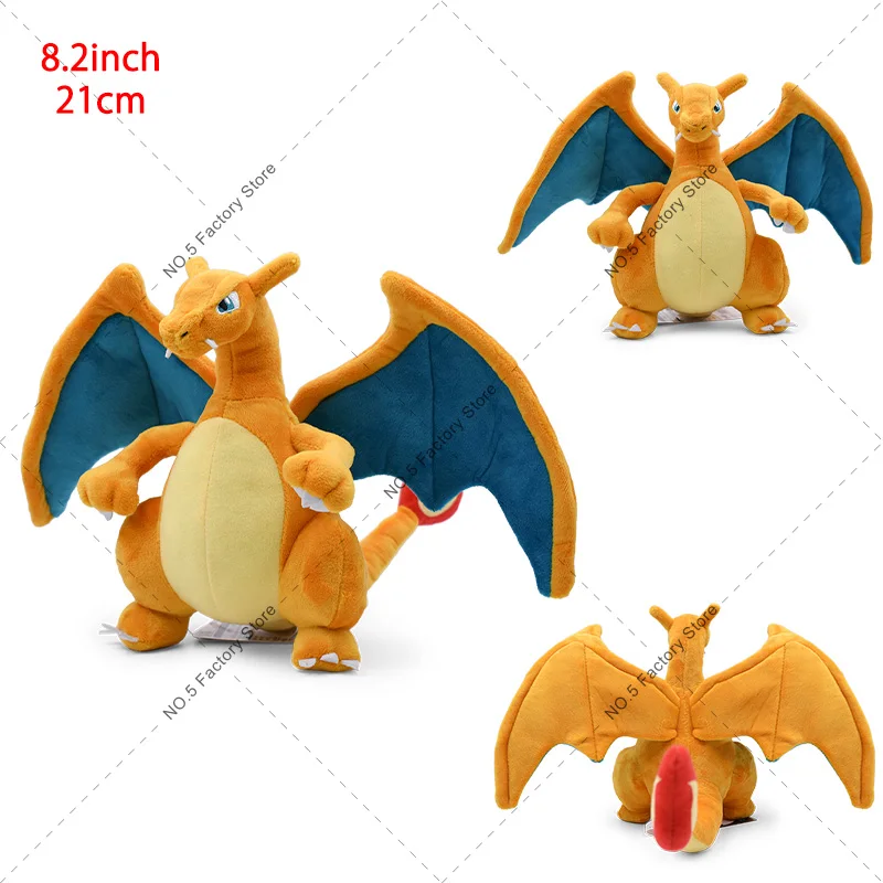18 Stile Glänzende Glurak-Plüschtiere Pokemon Mega Evolution X & Y Glurak Weiche Stofftiere Spielzeugpuppe Geschenk für Halloween – Detail 9