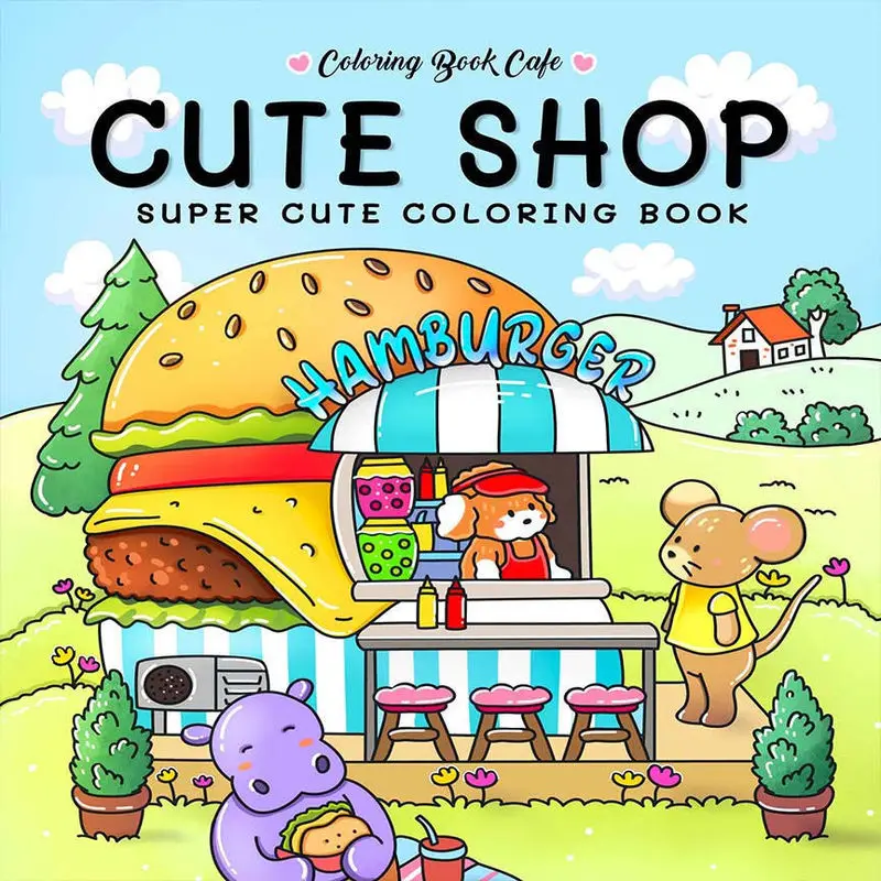 

Cozy Shop Super Cute Coloring Books For Teen And Adult Featuring Adorable Creatures In Cozy Hygge Moments For Birthday Gifts