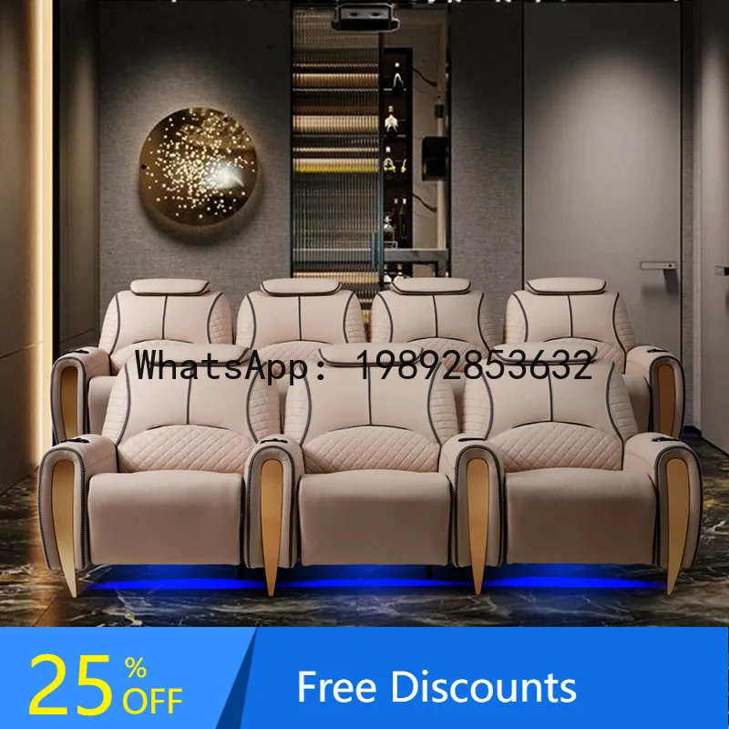 XL Home Theater Sofa Private Cinema Room Single Seat Double Seat Movie Room Chair
