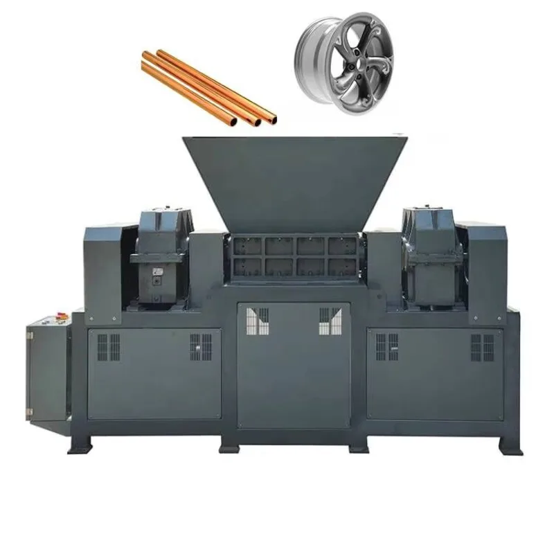 

Многофункциональный промышленный стальной алюминиевый лома SPT600, двойной вал, измельчитель металла, бытовые отходы, тканые пакеты,