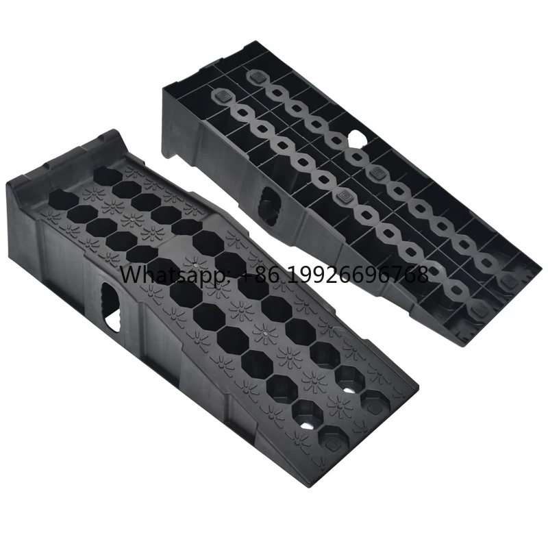 

2 шт. пластиковые автомобильные пандусы-подставки для домкрата, низкопрофильные, усиленные, для гаража, для подъема колес