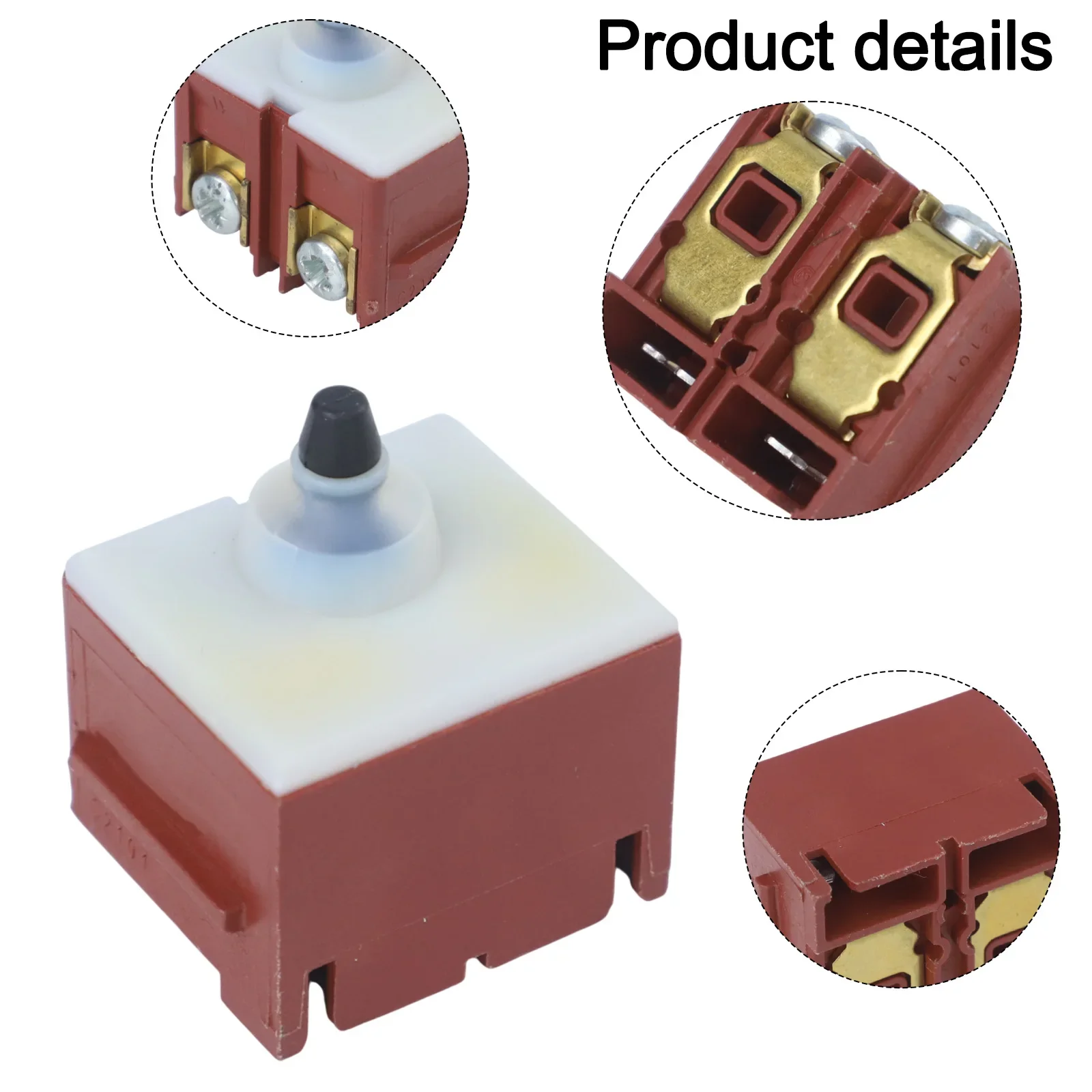 

Compatible Switch 945614-00 For Electric Tools As Picture 1pcs Grinder Switch Applicable Model DCD735 Applicable Model DCD785