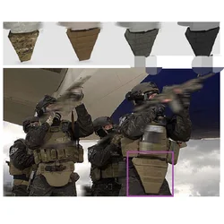 Tactical Vest Crotch Protection Outdoor Sports Protection Baffle Bag Lap Panel