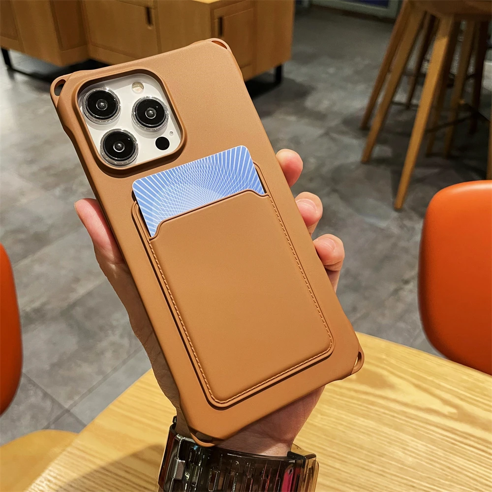 Luxury Soft Silicone Wallet Phone Case For iPhone 17 16 15 14 Plus Pro Xs Max 16e 17e Air X XR ID ATM Card Slot Anti-Fall Cover