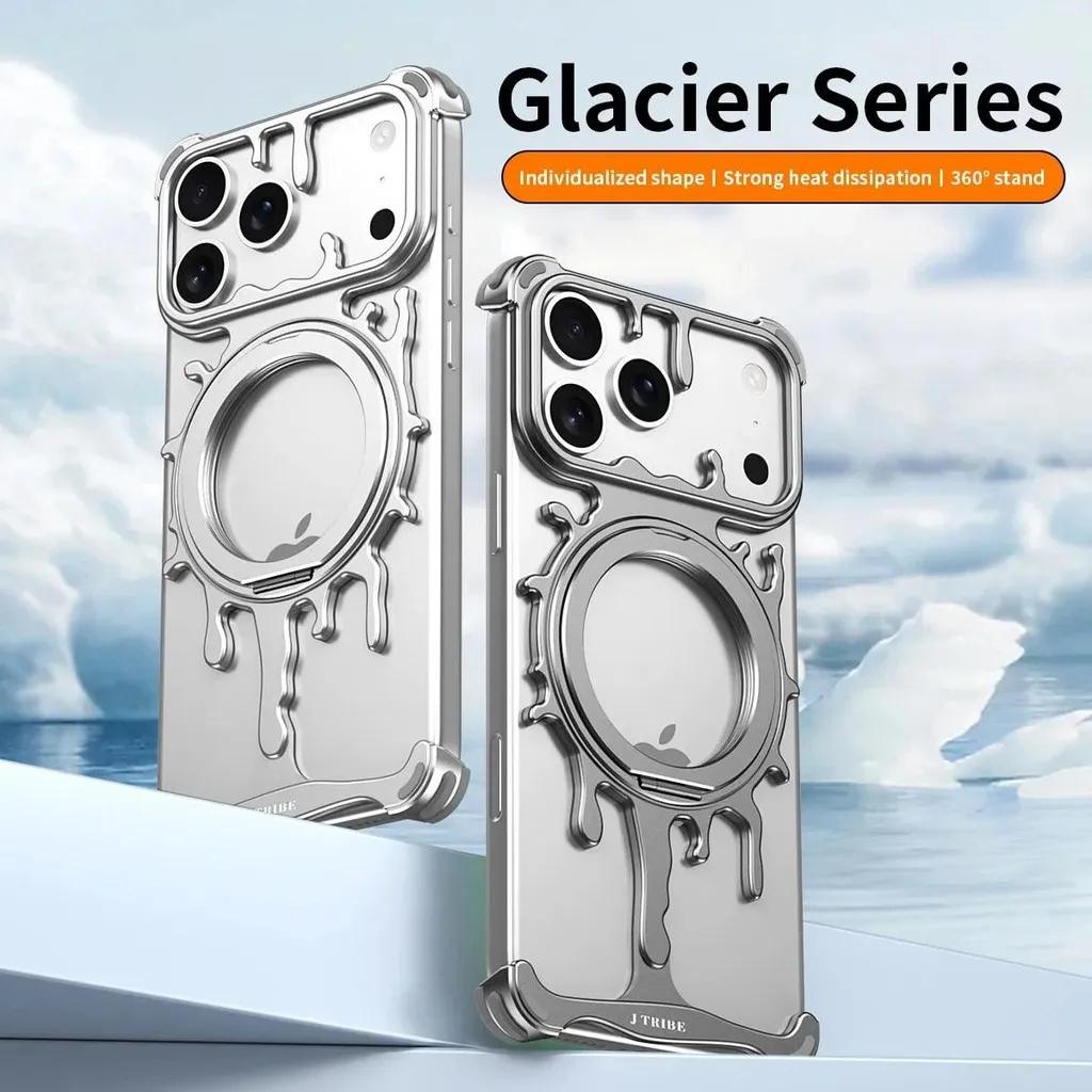 

Минималистичный металлический безрамный чехол для телефона, подходит для магнитного чехла для телефона iPhone 17 Pro Max 17 Pro 16 Pro Max