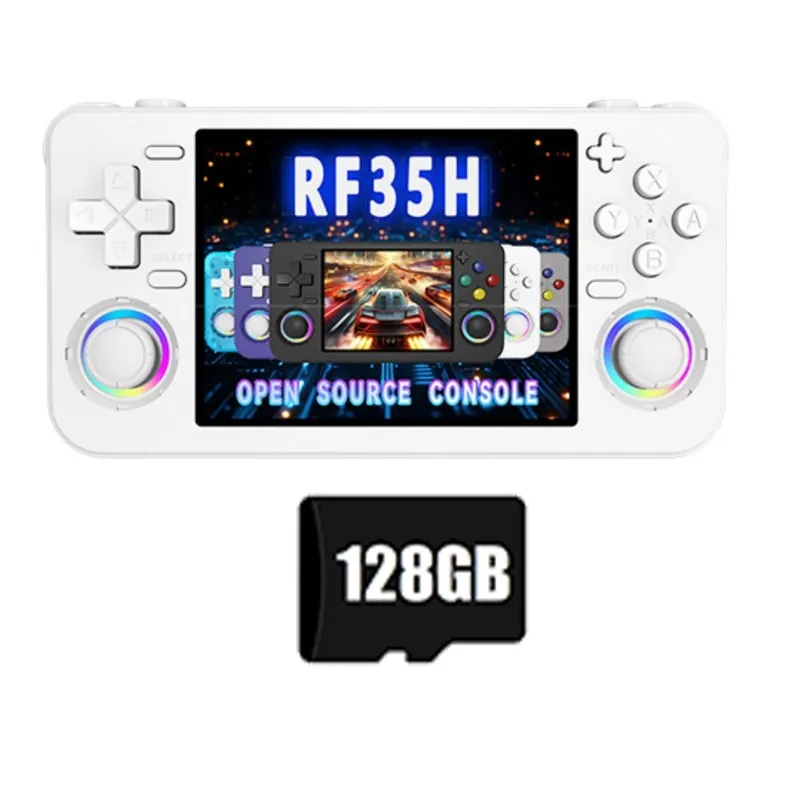 

[NEW A09R!】 RF35H Handheld Video Game Console 22000+ Games 3.5 Inch IPS Screen Wifi Retro Game Console 30+ Emulators Support