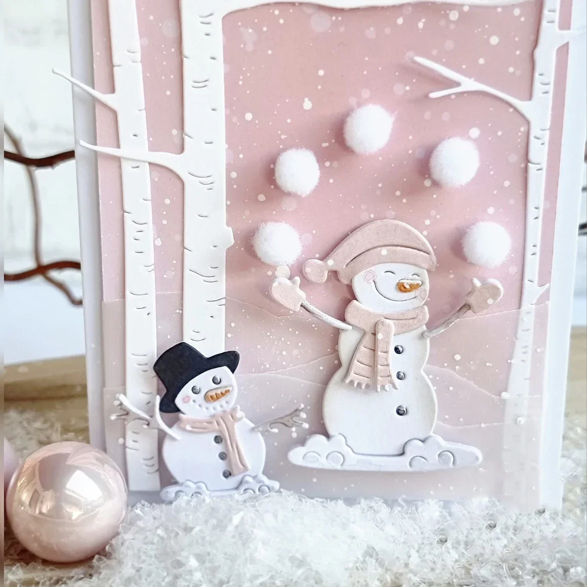 

Piggy Craft metal cutting dies cut die mold Christmas snowman Scrapbook paper craft knife mould blade punch stencils dies