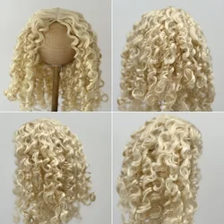 JD073 1/4 MSD  1/3 SD DOD QBaby Eldorado Parting Long Curly Synthetic Mohair BJD wig 7-8