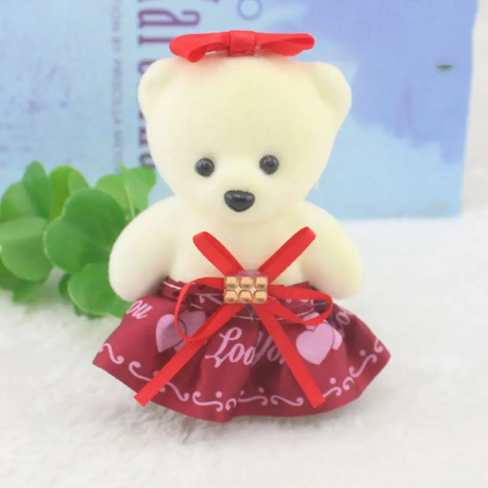 10 pz/set Schiuma Orso Orso Peluche Schiuma Giocattoli Peluche Bambola di Peluche Animale Mini Orso Bouquet di Fiori 11 cm Del Fumetto Del Fumetto Bouquet bambola