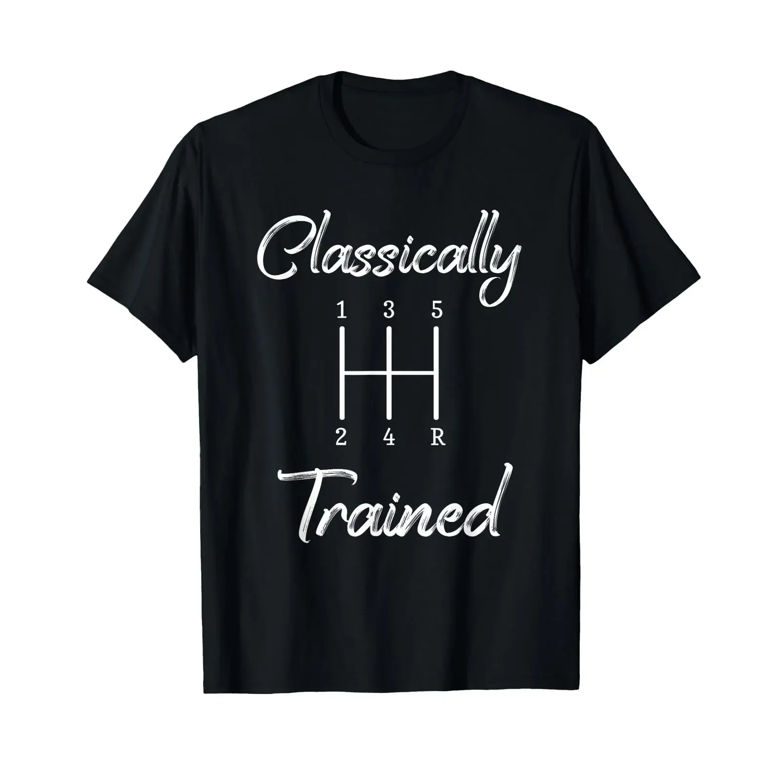 Classically Trained with Dimmer Manual Car Pedals Driving T Shirt vintage Washed graphic fashion Casual Top For Everyday Wear