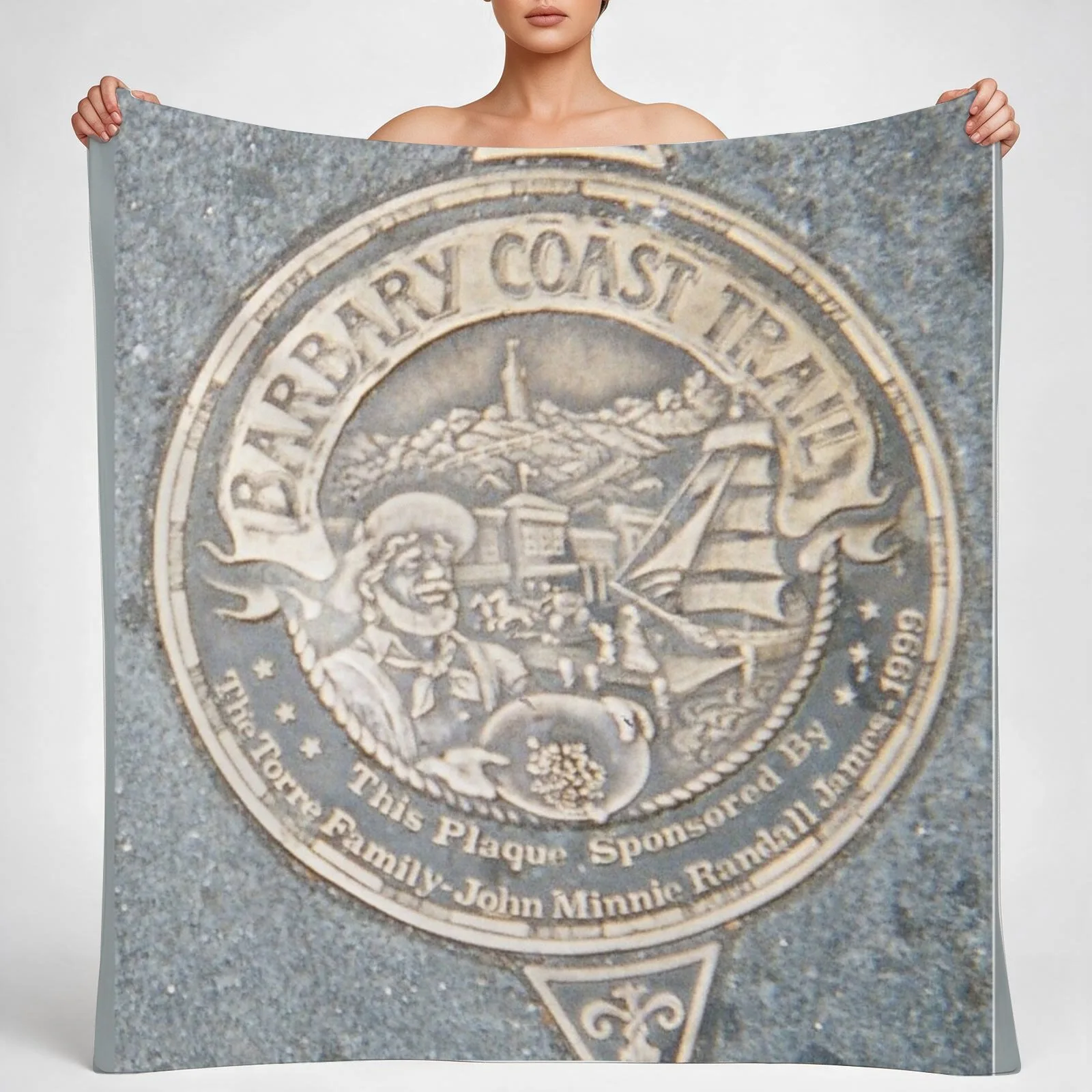 Barbary Coast Throw Blanket couch cozy soft plush fuzzy picnic outdoor blanket