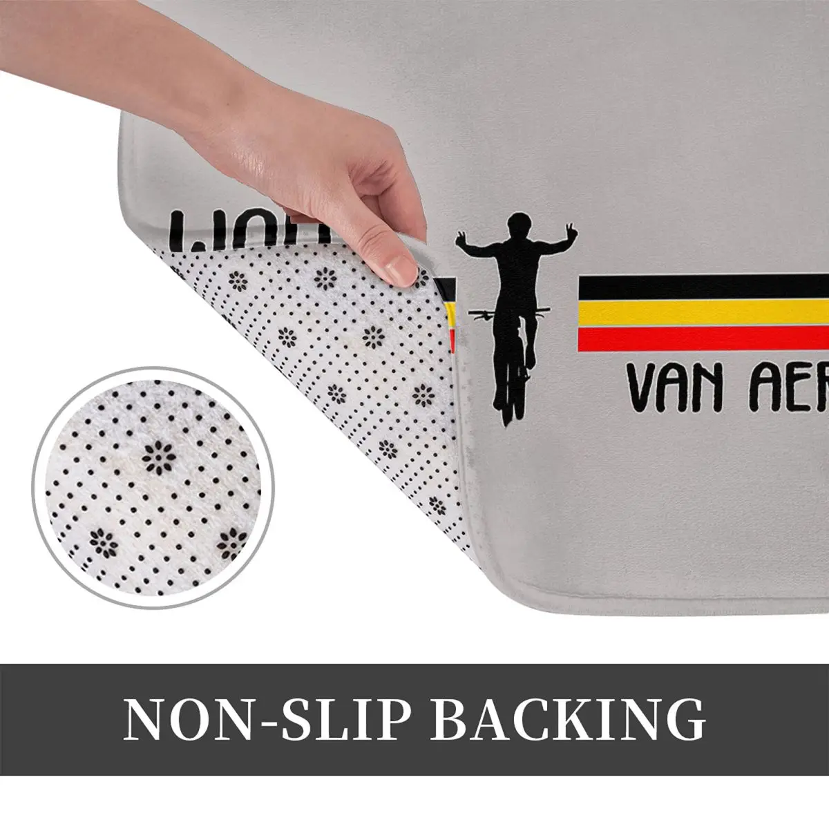 Mathieu Van Der Poel Non-slip Doormat Floor Mat Dust-proo Carpet Rug for Kitchen Entrance Home Bathroom Living room Footpad Mats