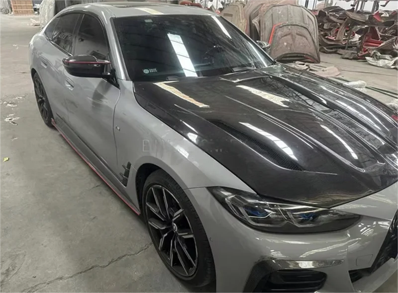 For BMW G22 G23 G26 ReaI Carbon Fiber Engine Hood Cover Kit