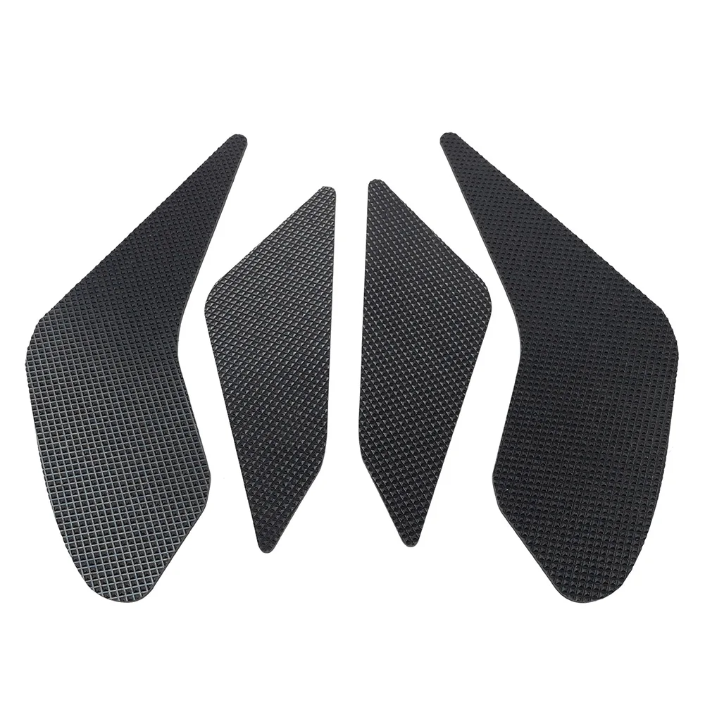 Motorbike Tank Slip Protector Side Pad Gas Fuel Knee Grip Sticker Decal 2pairs For Honda CBR500R CB500F 2019 Year Rubber Black