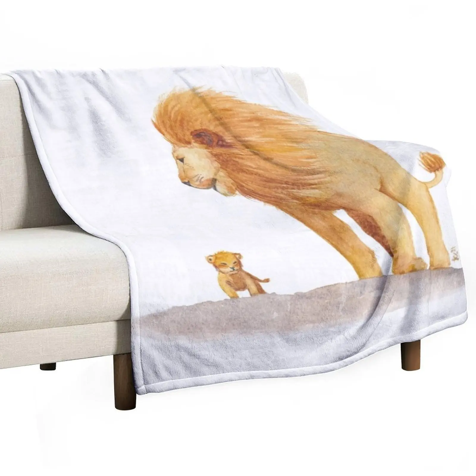 Narnia Aslan Nursery Art Throw Blanket Sofa Quilt Nap Thermal Blankets