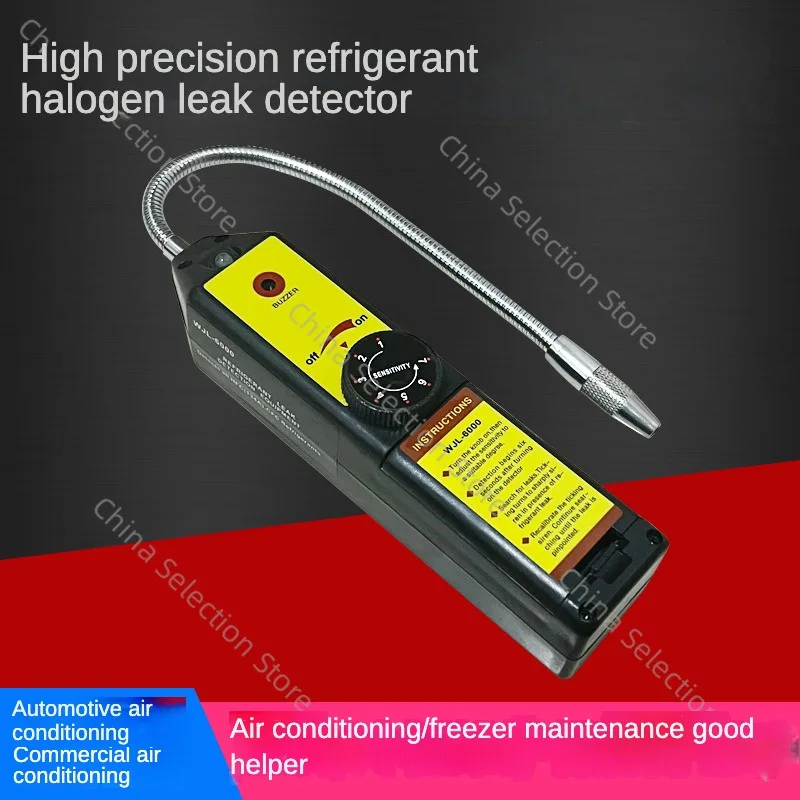 WJL-6000 Halogen Leak Detector Air Conditioning Leak Detector Freon Snow Refrigerant Automobile Air Conditioning Detector