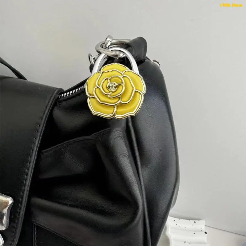 

U1JB Portable Table Hook Holder Flower Shaped Folding Handbag Purse Bag Hanger Handbag Bag Parts Accessories Enduring