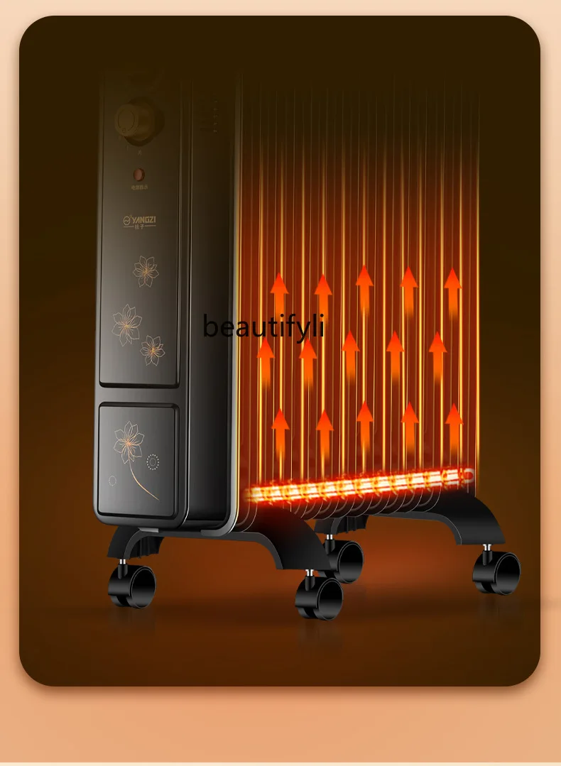 سخان كهربائي ثرموستاتي موفر للطاقة، تسخين سريع، مشعاع غرفة النوم بمساحة كبيرة