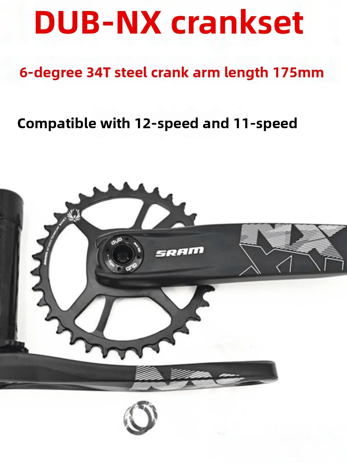 

SRAM SX NX X Eagle Crank Legs 3 Deee 6 Deee Набор кассетных педалей Аксессуары для оборудования для езды на велосипеде
