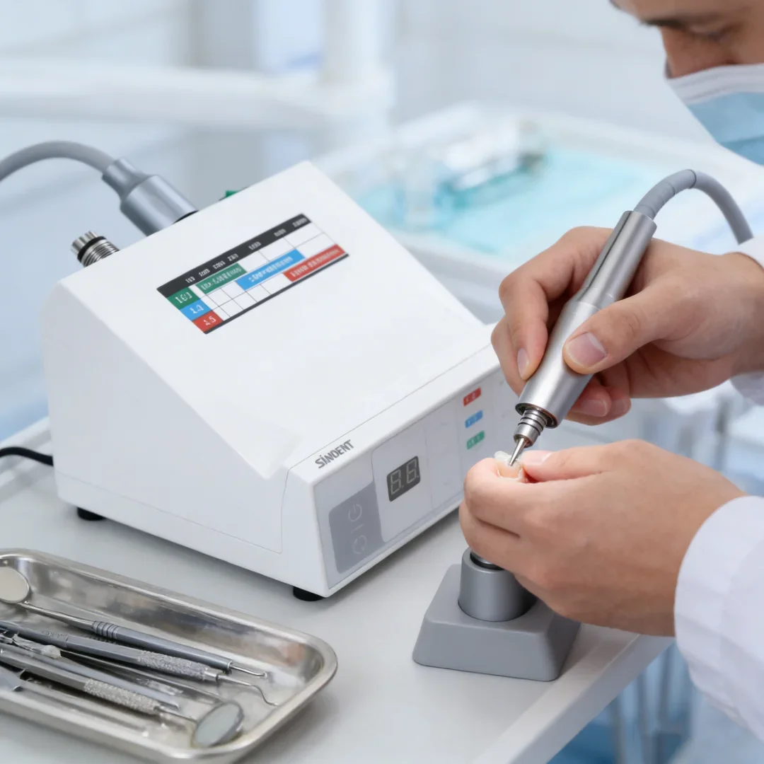 

Профессиональный стоматологический электрический микромотор с 4-мя отверстиями, LED-подсветкой, бесщеточный, 2000-40000 об/мин, DTA