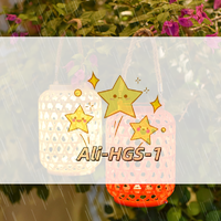 Solar Rattan Hanging Lanterns - Waterproof Outdoor Fairy Lights for Garden, Patio & Yard Decor, Auto On/Off at Dusk