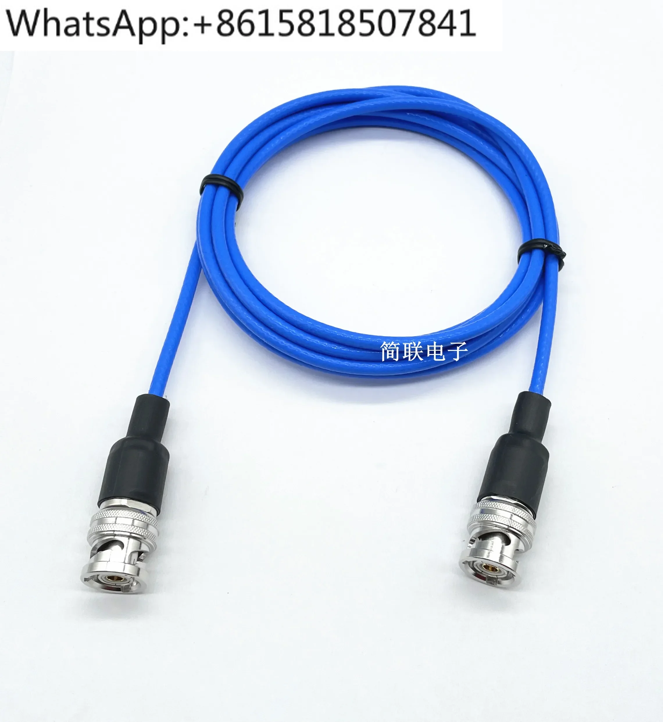 

TRB Triple Coaxial BNC-JJ Cable Connector 1553B Bus TRX316 Double Male, Triple Snap, All Copper