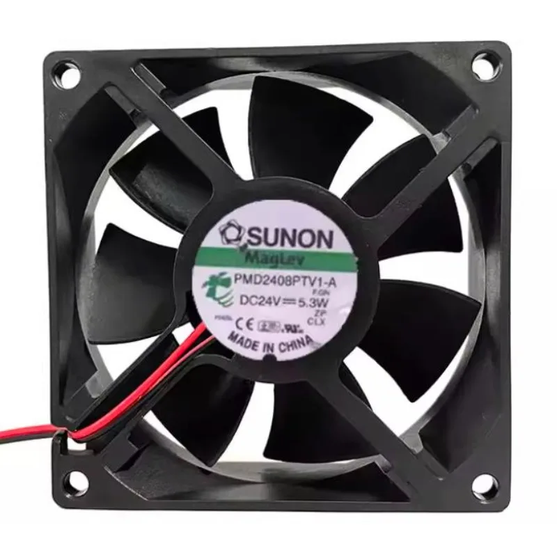 Cooler Fan for SUNON PMD2408PTV1-A  24V 5.3W 8CM Frequency Converter Cooling Fan