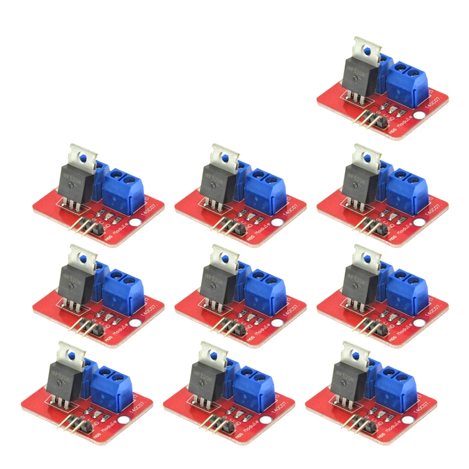 0-24V Top Mosfet Button IRF520 MOS Driver Module For Arduino MCU ARM Raspberry pi