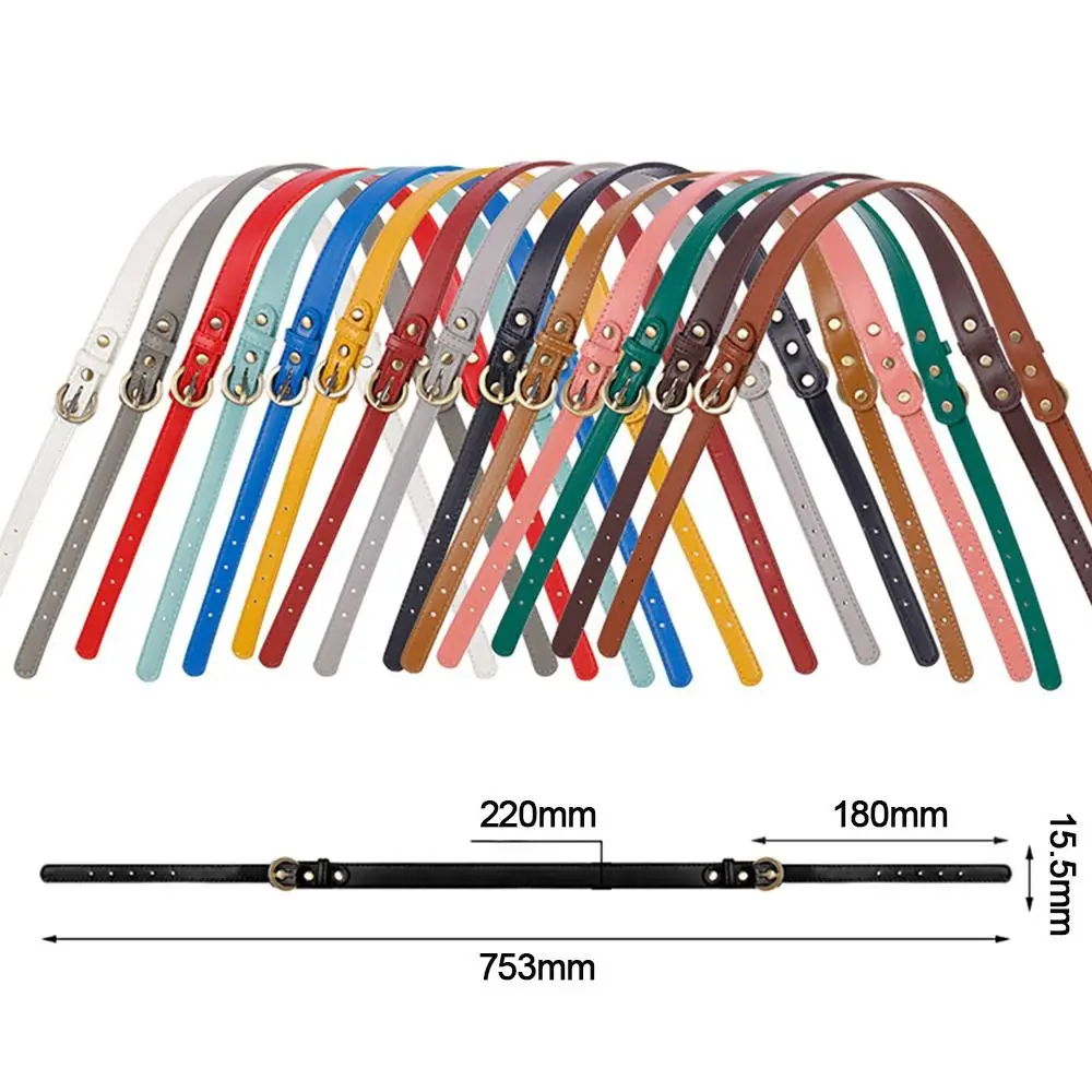 Handbag Band Handle PU Leather Shoulder Bag Strap Detachable Core Stitching Purse Handles Handbags Belts Straps Bag Accessories