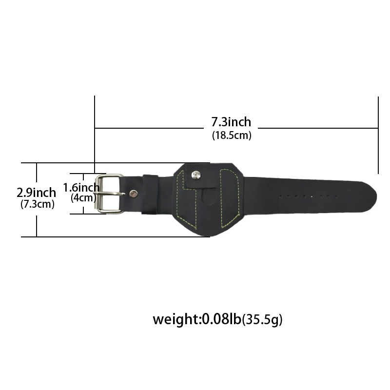 Entry Level Fishing Reel Guard Outdoor Fishing Reel Accessories Multi-function Wrist Guard High Quality Leather Material