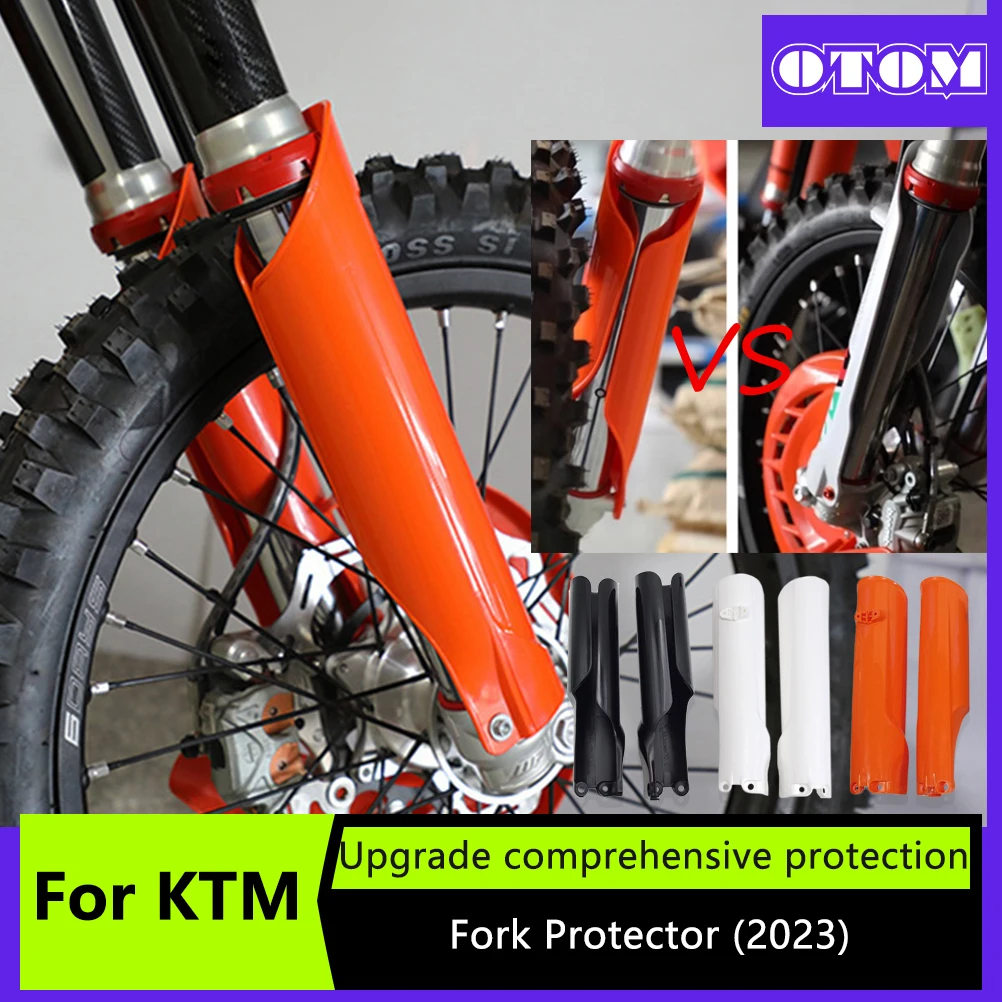 OTOM 2016-2024 Motorcycle Fork Protector For KTM SX SXF XC XCF EXC EXCF 125-500 Full Coverage Front Fork Shock Guard