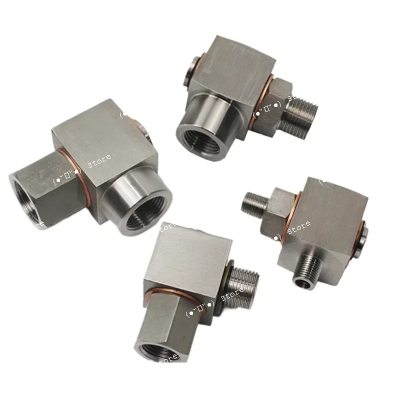

hydraulic universal rotary joint hydraulic right angle stainless steel reel 360 high pressure rotary joint