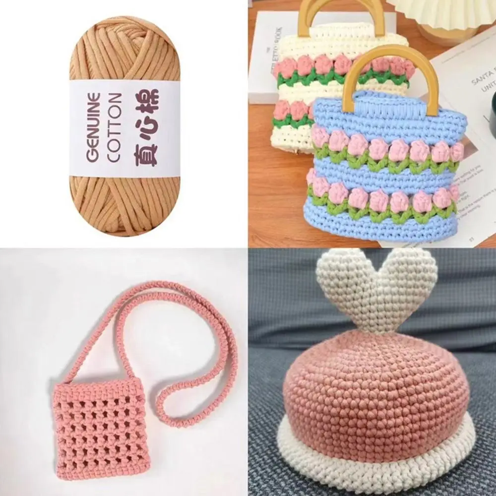 Functional Cotton Crochet Yarn For Bag Blanket Sewing Yarn Ball For Scarves Hat For Cushion DIY Hand Knitting