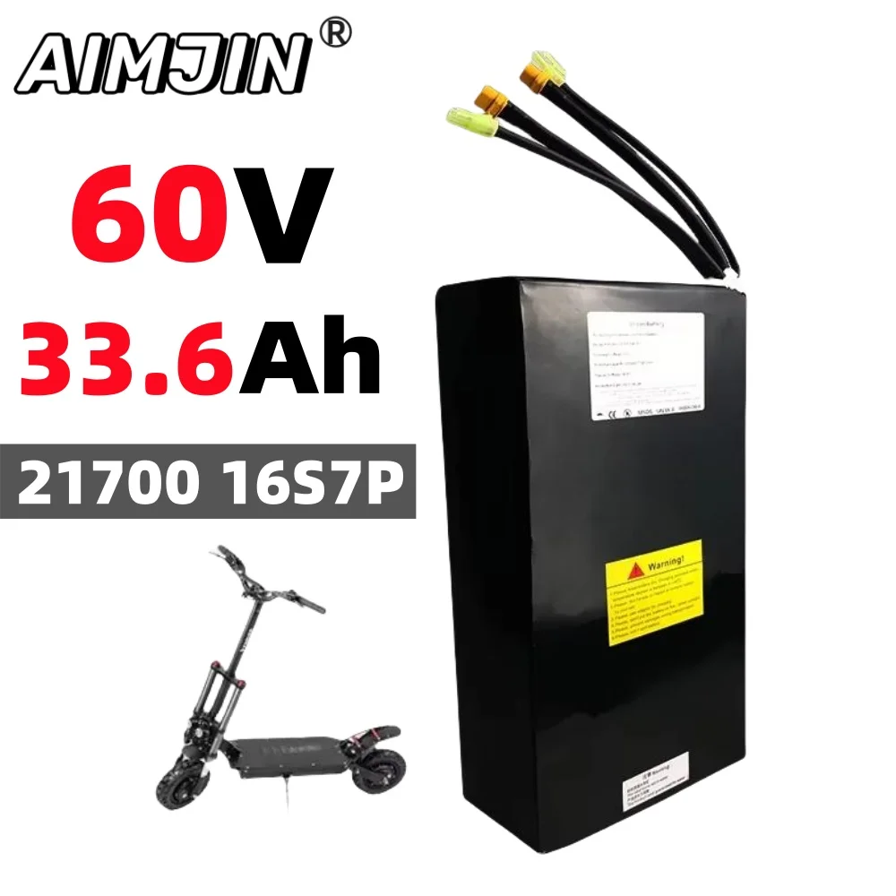 

21700 Large Capacity Li-ion Rechargeable Battery Pack 33.6Ah 60V 16S7P for High-Performance Electronics