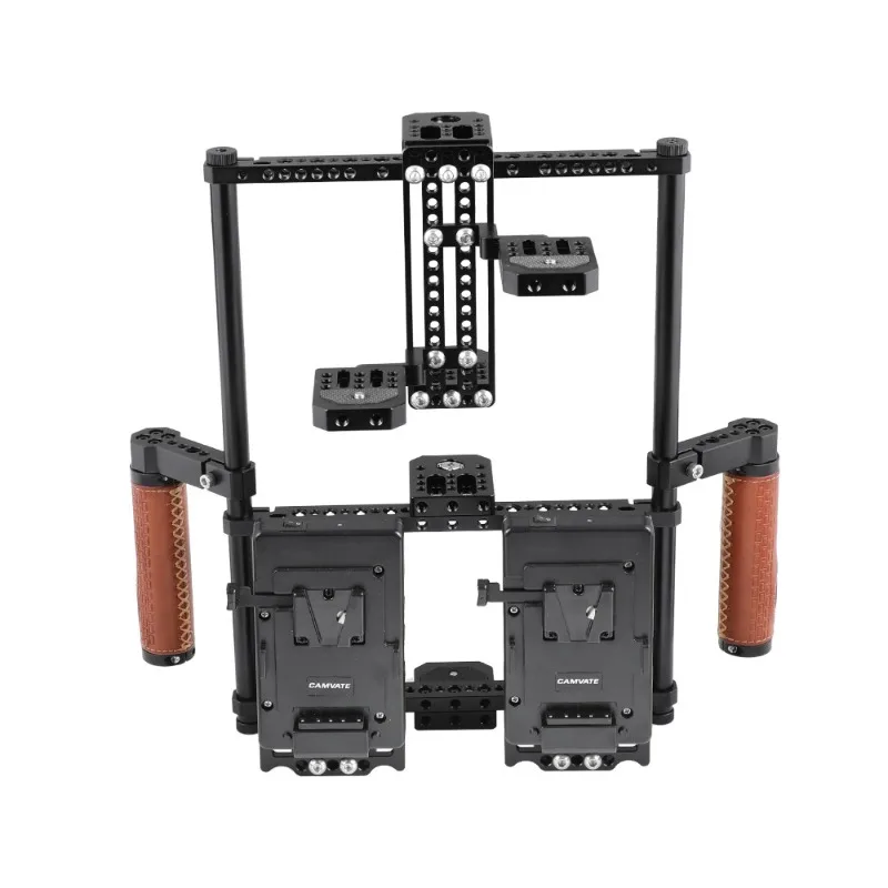 2-in-1 regisseurmonitor konijnenkooi met dubbele stroomverdeler geschikt voor 5 inch 7 inch monitor 2428
