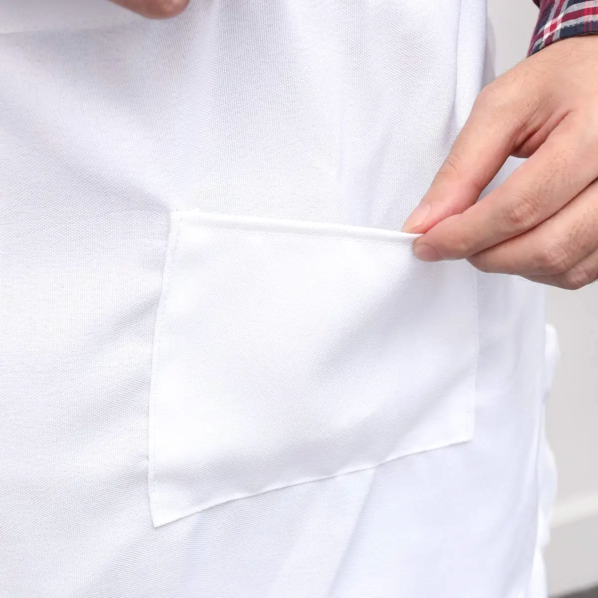 

Fashion Apron for Women Short Half Waist Maid Costume Kitchen Maid Costume Polyester Machine Washable Home Use