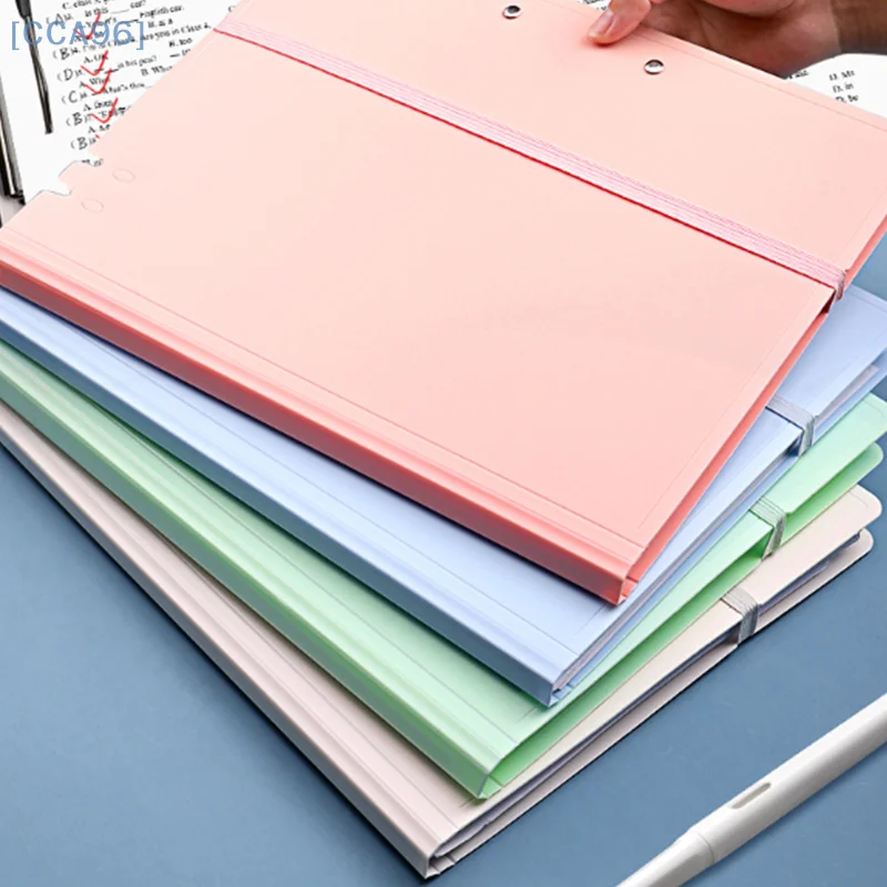 

Creative Strap Design Portable Foldable Folders Versatile Organize Artifacts File Contract Folders A3 Test Paper Storage Tool