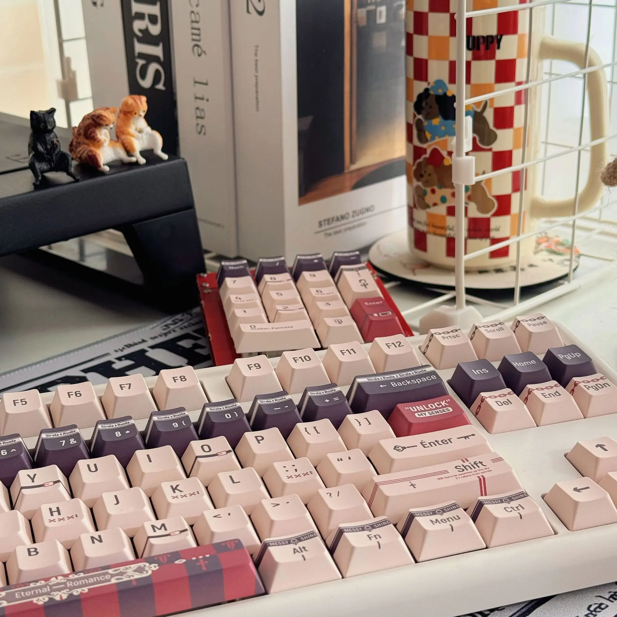 Withered thorns Original mechanical keyboard keycaps Full five-sided hot sublimation moa keycaps